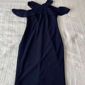 Lulus navy blue cocktail dress